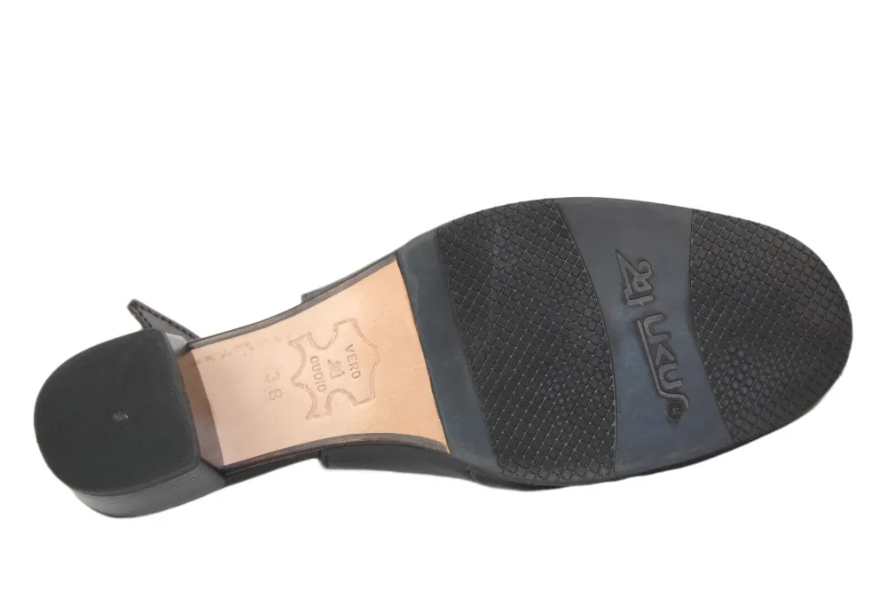 Ženske kožne sandale na štiklu 846102 - Slika 3